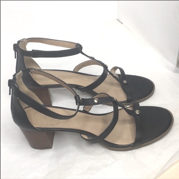 Jack Rodgers Julia Heeled sandles in Black - Picture 5 of 12